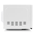Forno a microonde digitale a LED da 0,7 piedi cubi e 700 watt, colore bianco, con blocco di sicurezza per bambini