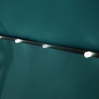 Ombrellone da giardino illuminato a energia solare da 10 piedi con base