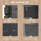 Cassettiera alta in tessuto con 12 cassetti per camera da letto