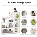 Libreria a scala con 12 ripiani, libreria angolare industriale