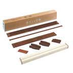 12 Letto a piattaforma classico in legno massello