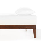 12 Letto a piattaforma classico in legno massello