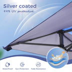 Gazebo da giardino rinforzato con baldacchino pop-up da esterno 13' x 13' con elegante tenda angolare - 13x13 piedi