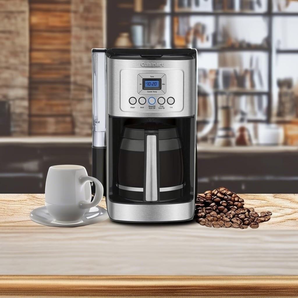 Macchina per caffè programmabile da 14 tazze, tecnologia Perfectemp, caraffa in vetro