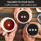 Macchina da caffè programmabile da 14 tazze, caraffa in acciaio inox, 3 intensità di infusione, timer 24 ore, mantenimento in caldo 4 ore