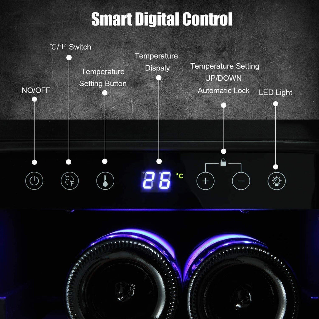 Frigorifero per bevande da 15 pollici - 22,76 P x 14,96 L x 34,25 A