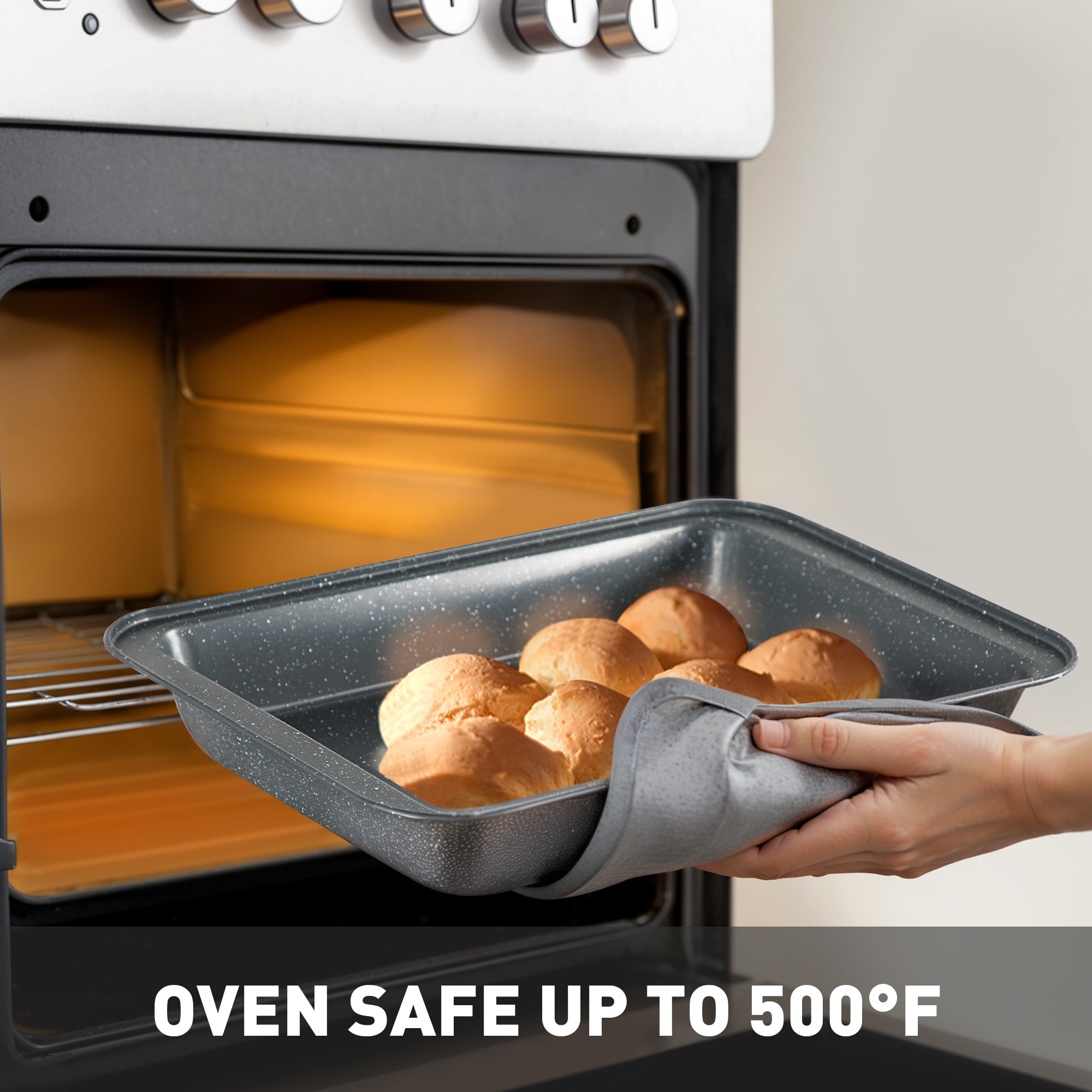 Set di pentole e padelle antiaderenti in granito da 17 pezzi