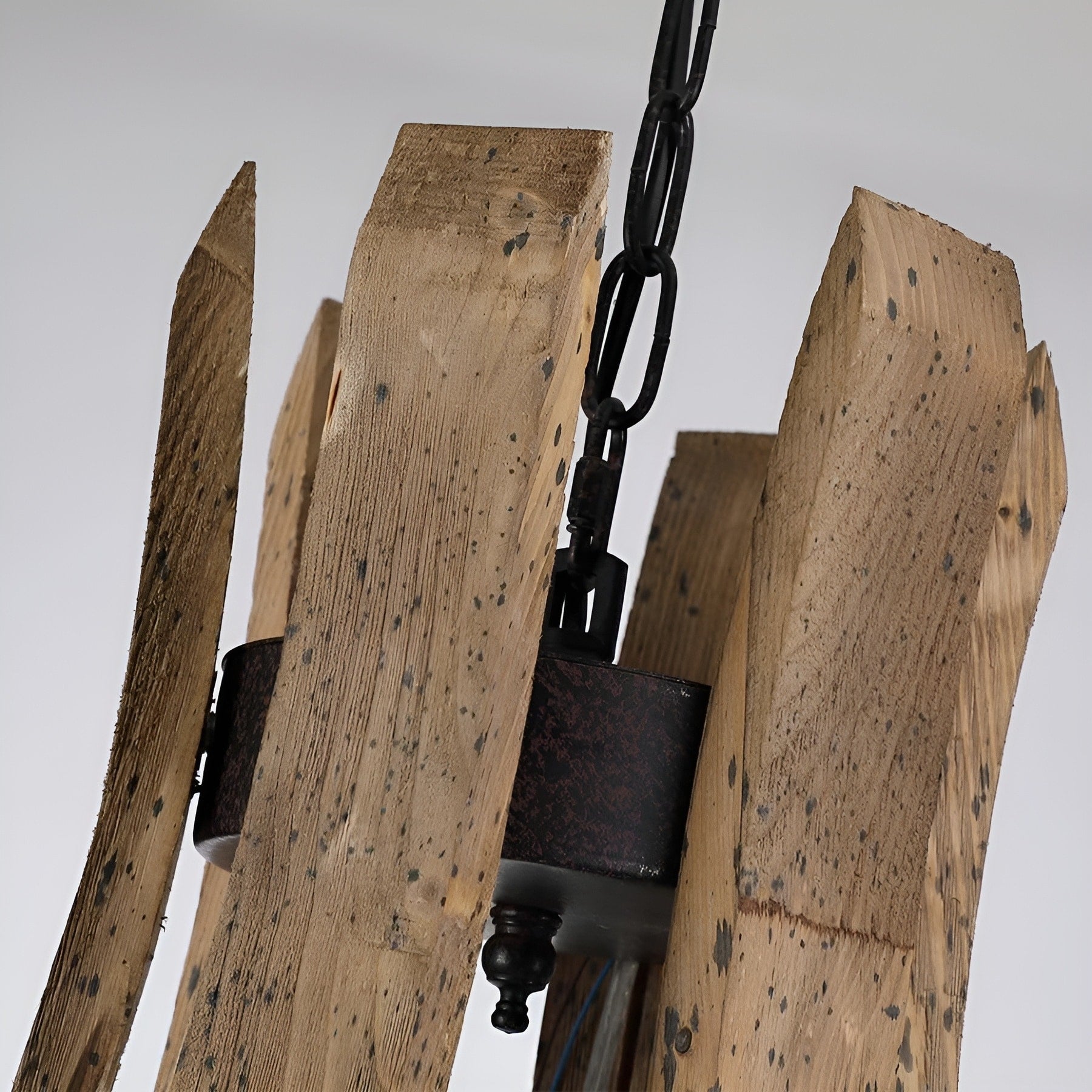 Lampadario a botte di vino a due livelli in stile country francese con 12 luci