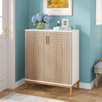 Mobiletto portascarpe moderno con ante per 20 paia di scarpe, portascarpe indipendente a 6 ripiani per ingresso