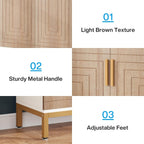 Scarpiera da 20 paia, scarpiera moderna da 37,4 pollici con ante, bianca e oro