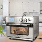 Forno tostapane multifunzione con friggitrice ad aria preimpostata da 21