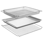 Forno tostapane multifunzione con friggitrice ad aria preimpostata da 21