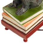 Lampada da tavolo a forma di scimmia intellettuale, 21,75 H - 11 L x 11 W x 21,75 H