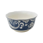 222 Fifth Adelaide Set di stoviglie in porcellana da 16 pezzi con piatti rotondi, ciotole e tazze, blu scuro