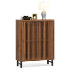 Mobiletto portascarpe con anta per ingresso e soggiorno, per 24 paia di scarpe