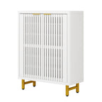 Mobiletto portascarpe con anta per ingresso e soggiorno, per 24 paia di scarpe