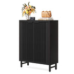 Mobiletto portascarpe con anta per ingresso e soggiorno, per 24 paia di scarpe