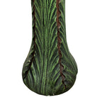 Bagno per uccelli da esterno a forma di girasole da 24,4 pollici - Bagno per uccelli in cemento con piedistallo