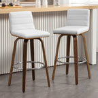 26/29 Sgabelli da bar/bancone girevoli in similpelle, set da 2/3