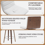 26/29 Sgabelli da bar/bancone girevoli in similpelle, set da 2/3