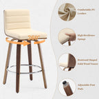 26/29 Sgabelli da bar/bancone girevoli in similpelle, set da 2/3