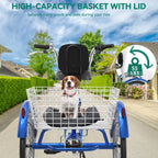 26 Tricicli per adulti a 3 ruote, bici a 7 velocità