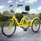 26 Tricicli per adulti a 3 ruote, bici a 7 velocità