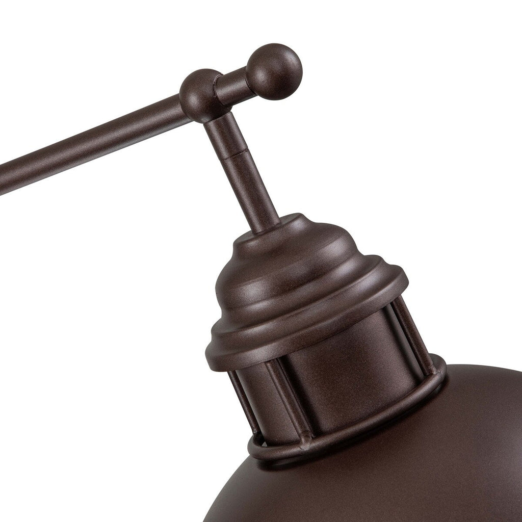 Lampada a sospensione a cupola industriale a 3 luci, in metallo, lineare, per isola da cucina, finitura in bronzo oliato