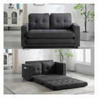 Divano letto futon trasformabile in 3 posti