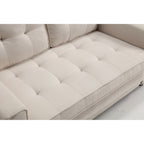 Divano letto futon trasformabile in 3 posti