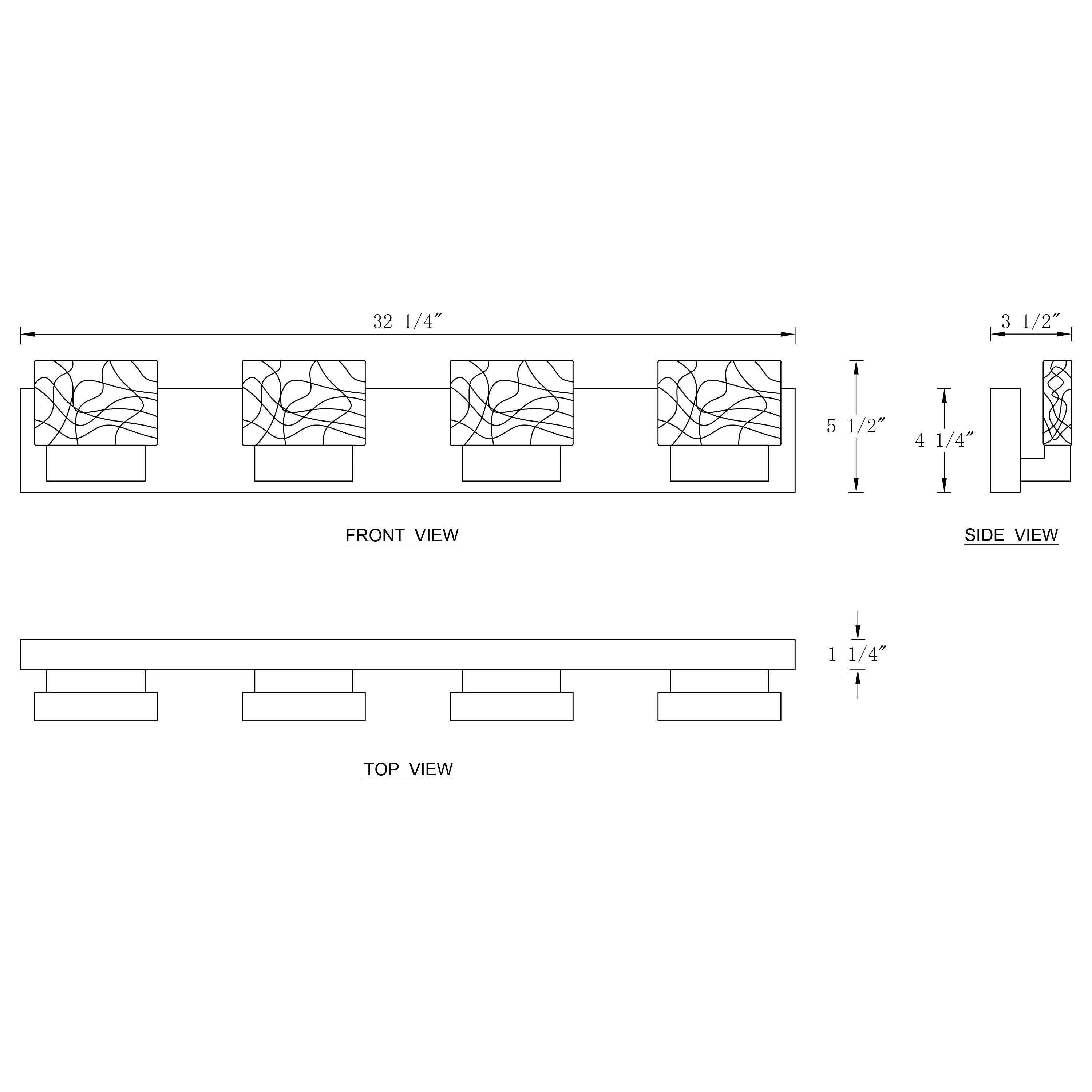 Lampada da toeletta a LED integrata in acciaio inossidabile 3000K Cattleya con paralumi in vetro artistico - Cromata