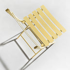 Set da bistrot da patio minimalista da 3 pezzi con tavolo rotondo pieghevole e sedie - 3-Piece-Patio-Bistro-Set