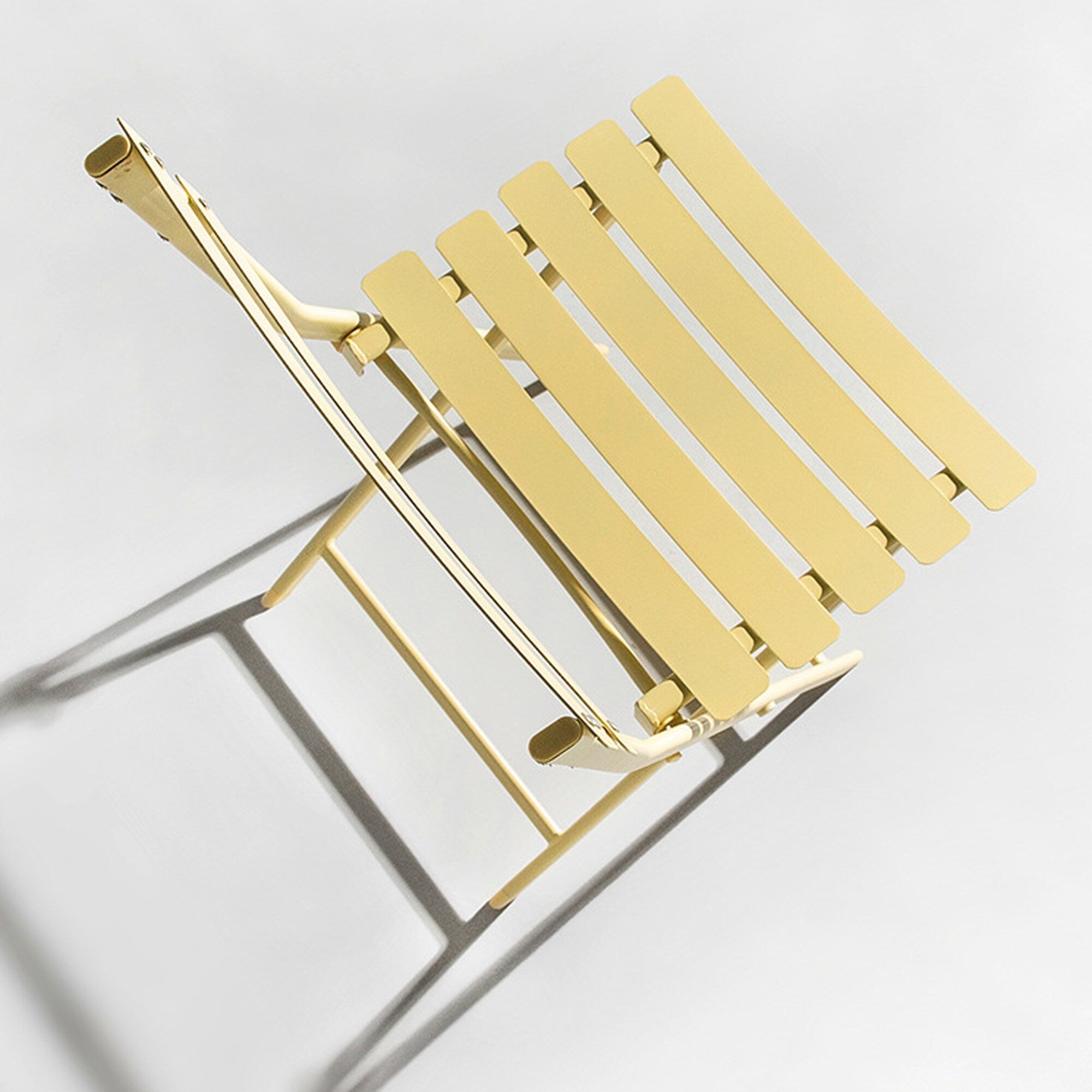 Set da bistrot da patio minimalista da 3 pezzi con tavolo rotondo pieghevole e sedie - 3-Piece-Patio-Bistro-Set