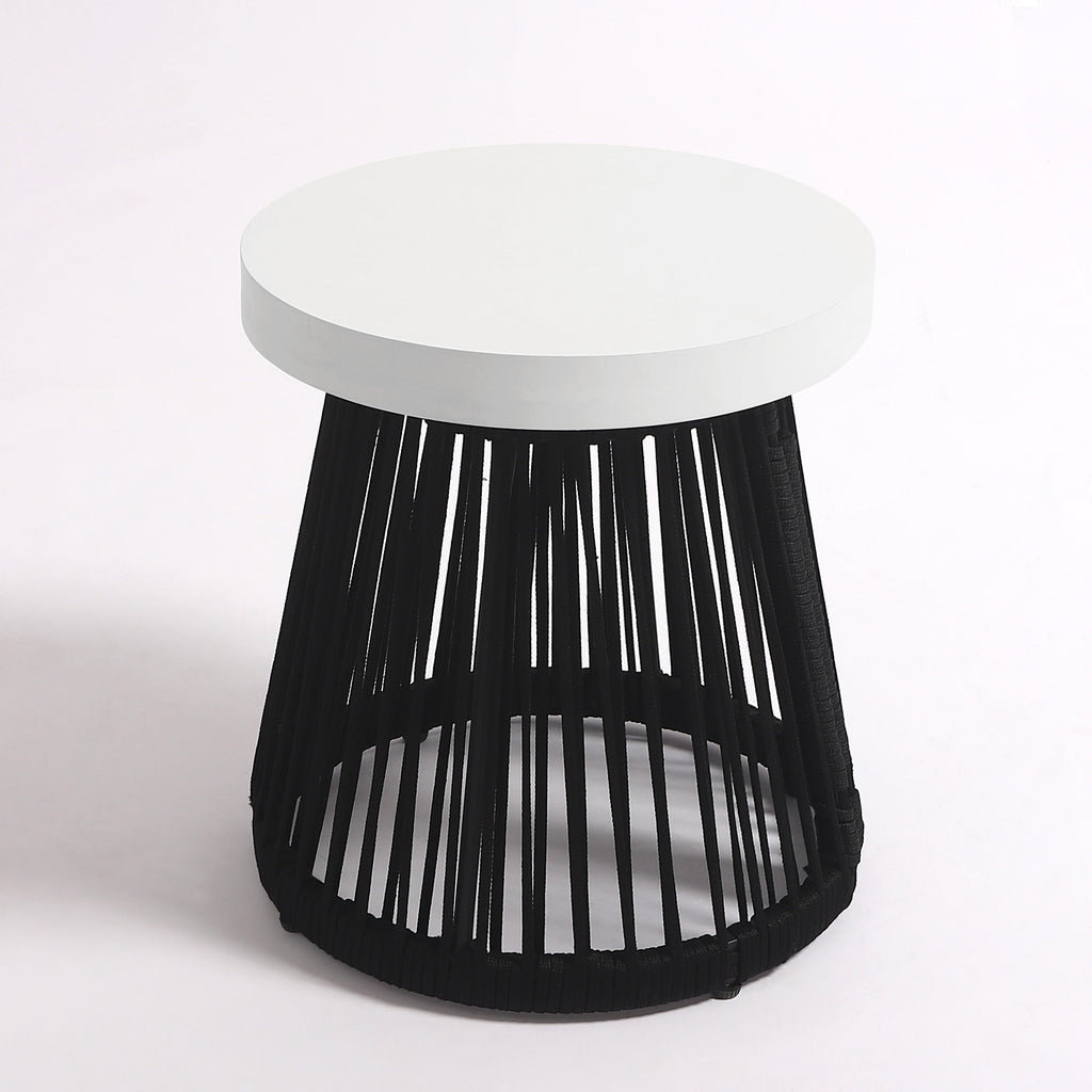 Set di 3 sedie girevoli da esterno, sedie a botte per il cortile