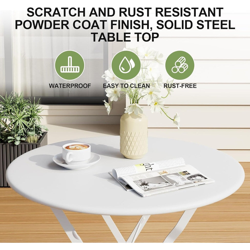 Set da bistrot da giardino da 3 pezzi