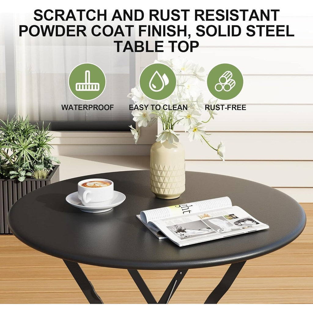 Set da bistrot da giardino da 3 pezzi