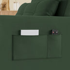 Divano letto regolabile 3 in 1, divano con poltrona estraibile, letto pieghevole convertibile per soggiorno