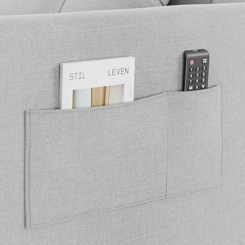 Divano letto regolabile 3 in 1, divano con poltrona estraibile, letto pieghevole convertibile per soggiorno