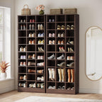 Scarpiera alta da 30 paia, scarpiera in legno bianco a 10 ripiani per armadio, ingresso - 10 ripiani