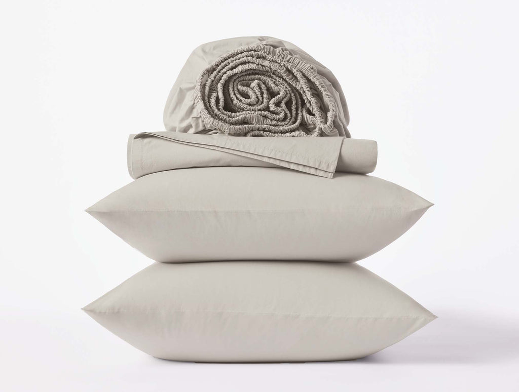 Set di lenzuola in percalle biologico 300 TC, misura Twin XL - Rinnovato