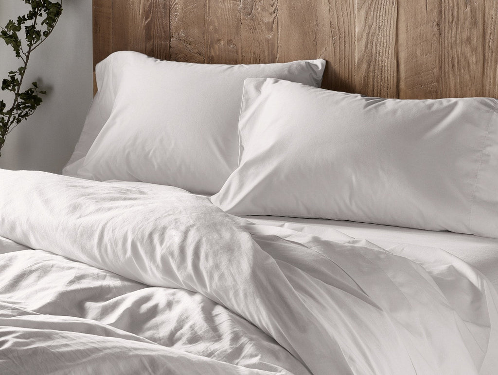 Federa in raso organico a 300 fili 