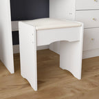 Mobiletto da trucco da 39,4'' con sgabello e specchio