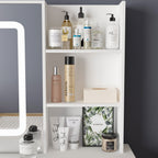 Mobiletto da trucco da 39,4'' con sgabello e specchio