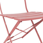 Set da bistrot pieghevole in metallo da 3 pezzi, set da conversazione per esterni/interni resistente alle intemperie per patio, cortile, giardino