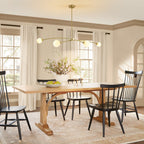 Lampada a sospensione lineare moderna Sputnik a 4 luci color oro/luce per sala da pranzo - 51,18 pollici di larghezza x 11,02 pollici di profondità x 5,91 pollici di altezza