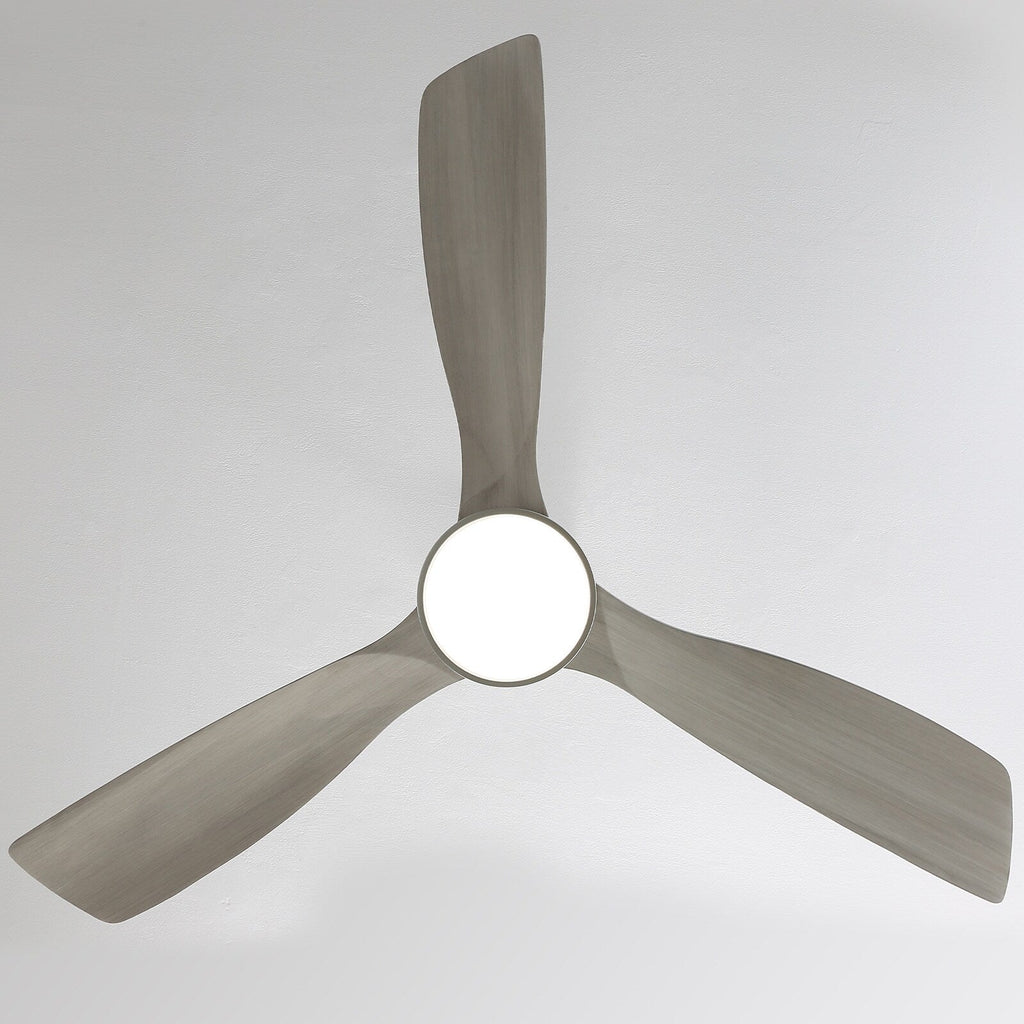 Ventilatore da soffitto a LED integrato da 48 e 52 pollici con luce e telecomando, motore CC reversibile