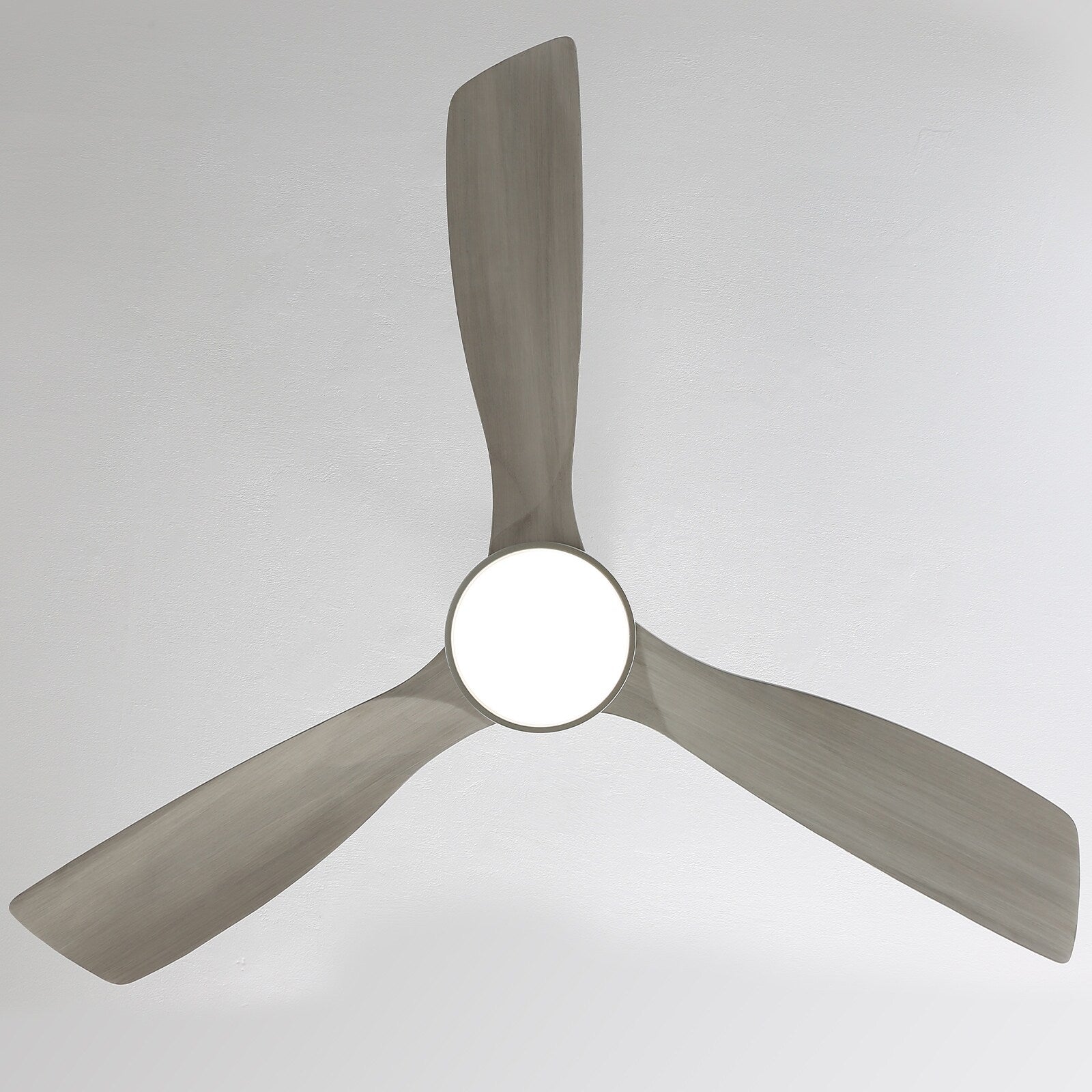 Ventilatore da soffitto a LED integrato da 48 e 52 pollici con luce e telecomando, motore CC reversibile