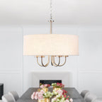 Lampada da soffitto moderna a 5 luci con montaggio a semi-incasso per sala da pranzo, camera da letto, soggiorno - N/D