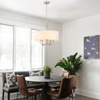 Lampada da soffitto moderna a 5 luci con montaggio a semi-incasso per sala da pranzo, camera da letto, soggiorno - N/D