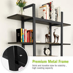 Libreria a 5 ripiani, libreria in stile industriale vintage